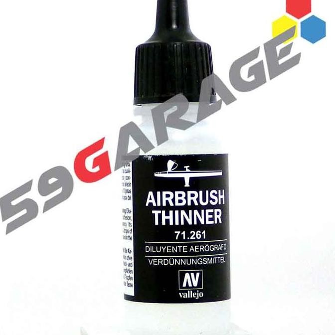 

Vallejo 71261 Airbrush Thinner - Cairan Pengencer Cat Acrylic Model Kit Original