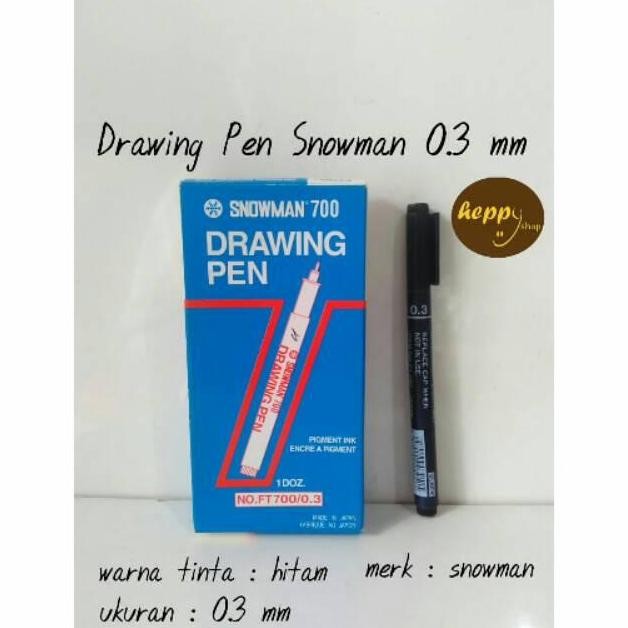 

#####] Drawing Pen Snowman