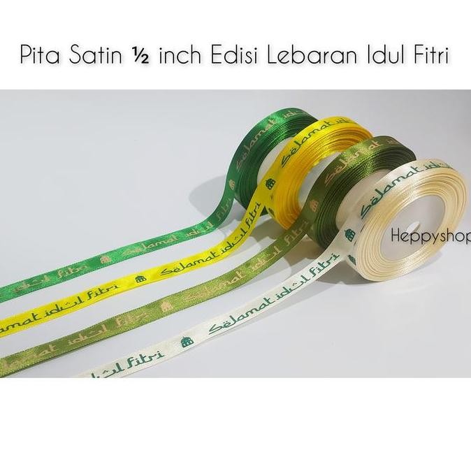 

*****] Pita Satin 1/2 inch Edisi Lebaran Idul Fitri