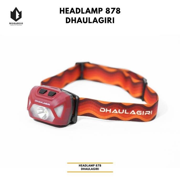 BISA COD Headlamp Dhaulagiri 878 - Senter Kepala - Lampu Kepala - Senter Kepala Led - Senter Led Ter