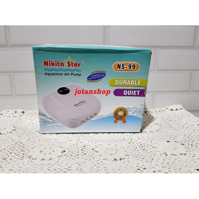 Nikita Star Ns99 Ns 99 Aerator 4 Lubang Pompa Angin Udara Aquarium