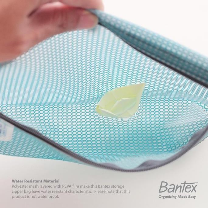 

Baru Tempat Pensil Bantex Zipper Storage Pouch #8108 Tas Serbaguna Stationery Organizer