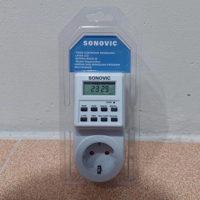 Stop kontak timer digital listrik kaiser/stop kontak timer digital