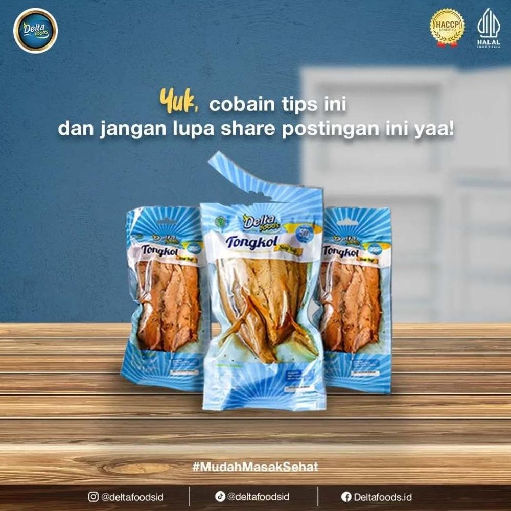 

DeltaFoods - Ikan Tongkol Siap Saji Dengan Minyak Kanola 500gram Dus free 3 pcs indomie goreng