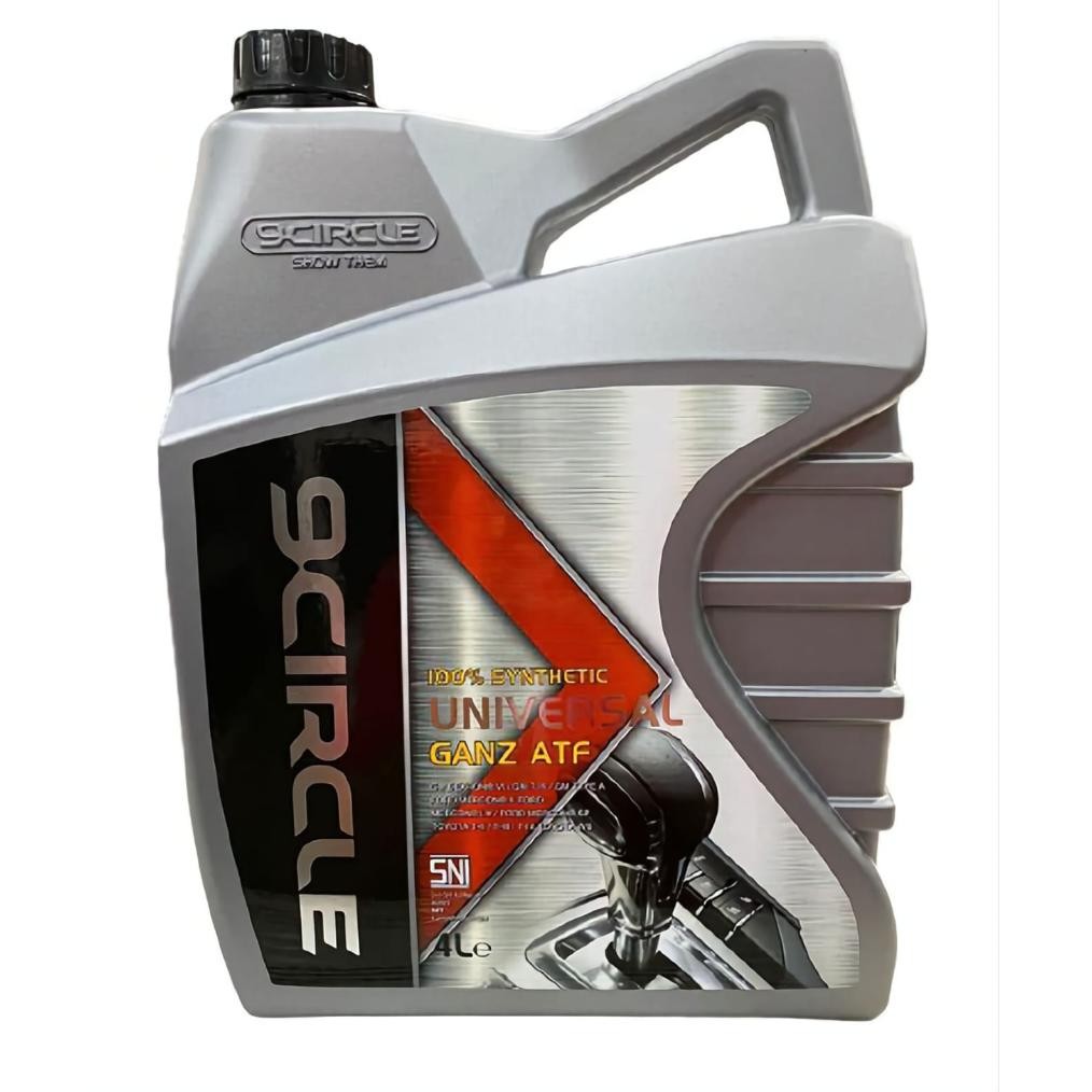 Oli Transmisi Mobil Matic 9 Circle ATF Black 4 Liter 100% Synthetic Untuk Speed Transmisi 4-5