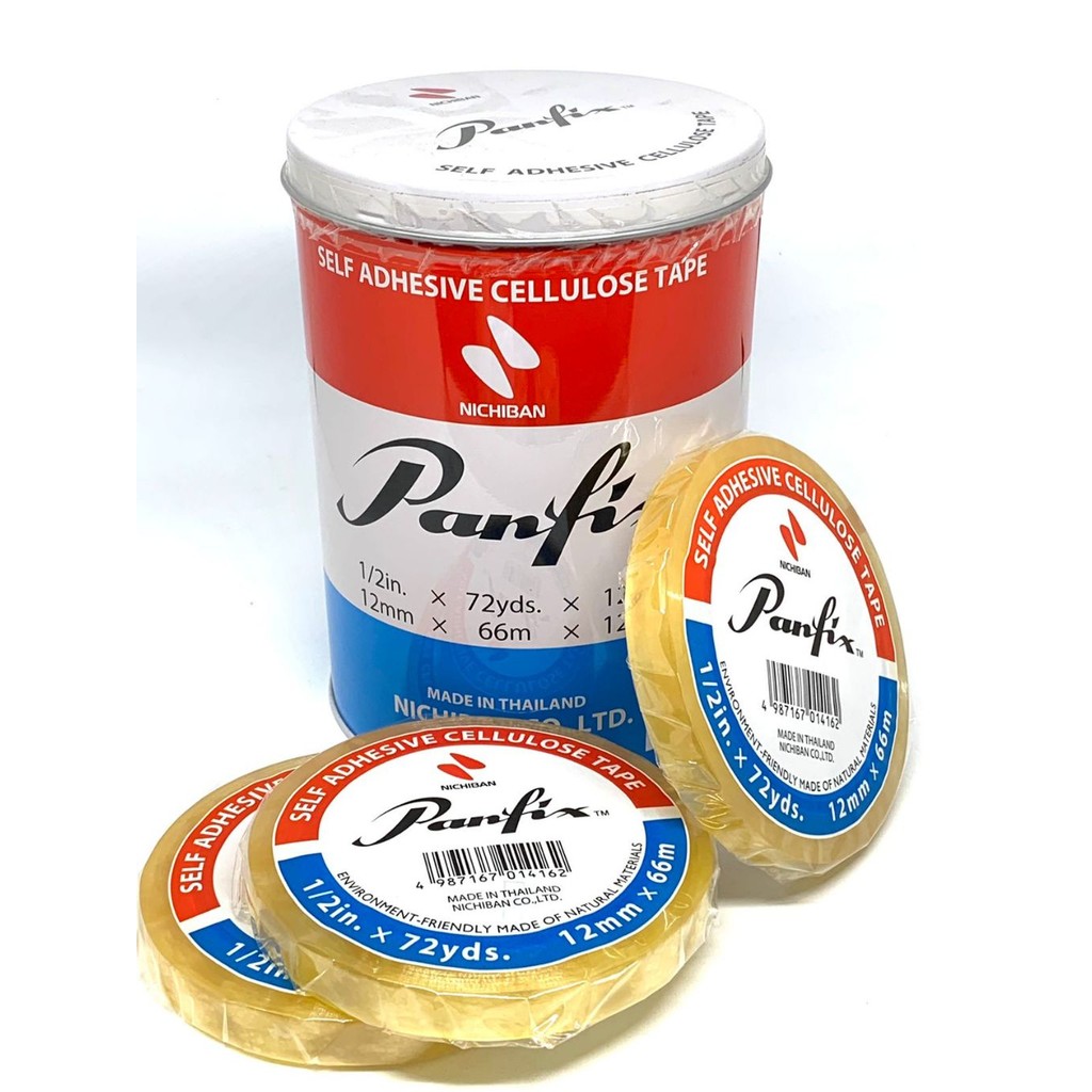 

Isolasi panfix 1 x 72 - 1/2 x 72 Self Adhesive cellulose tape Solatip (PER PCS)