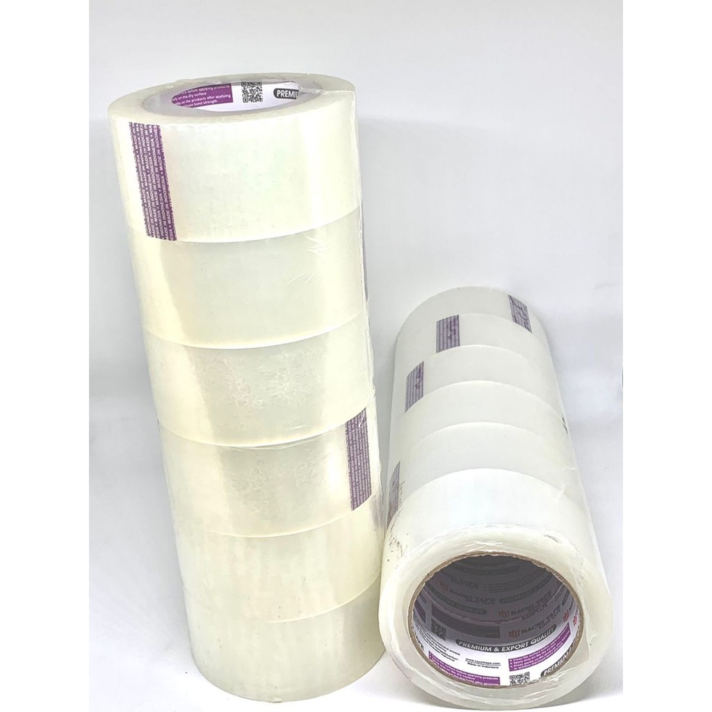 

LAKBAN NACHI 2INCH ISI 6PCS / OPP TAPE NACHI BENING / COKLAT PER SLOP