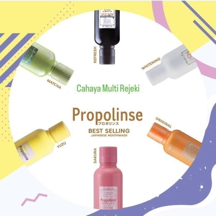 Propolinse Natural Honey Mouthwash Original Japan 600 Ml