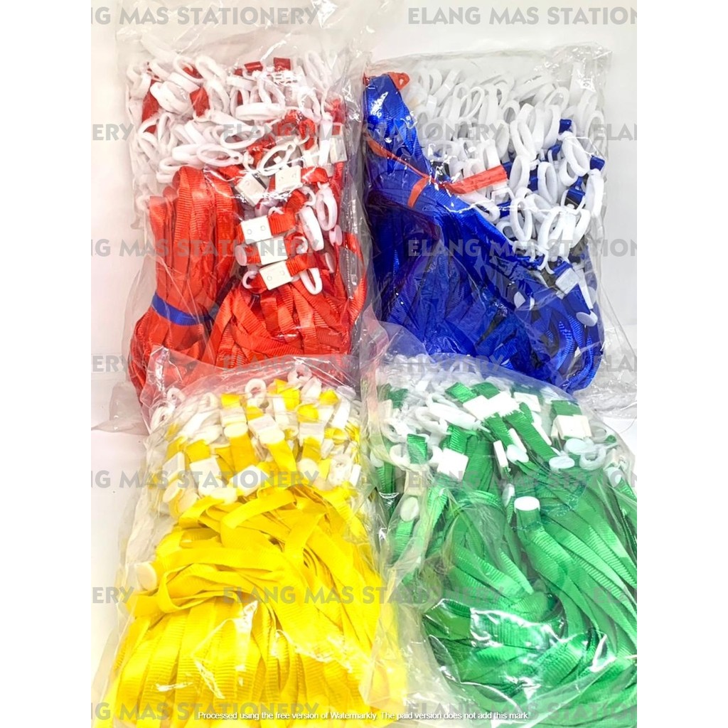 

Gantungan ID Card / Tali Id Card / Tali Badge ID Nylon Hook Plastik Spring Combo