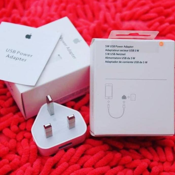 SALE CHARGER IPHONE 5 6 7 ORIGINAL ADAPTOR + KABEL LIGHTNING CASAN APPLE