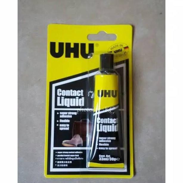 

UHU contact liquid 33 ml / lem sepatu / lem tas / lem kulit