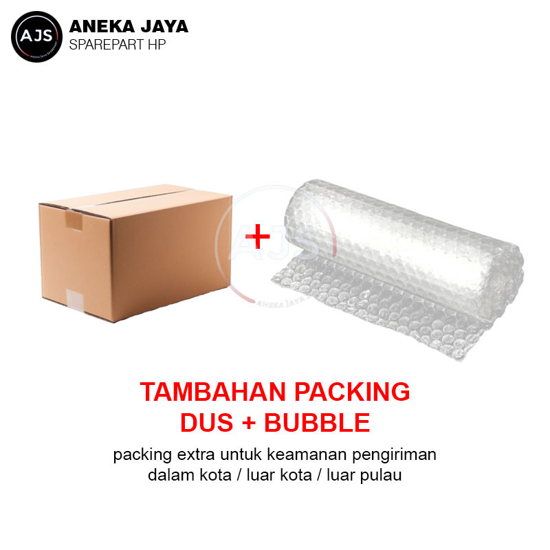 

TAMBAHAN PACKING EXTRA DUS + BUBBLE WRAP (KHUSUS PEMBELIAN PRODUK DI AJS)