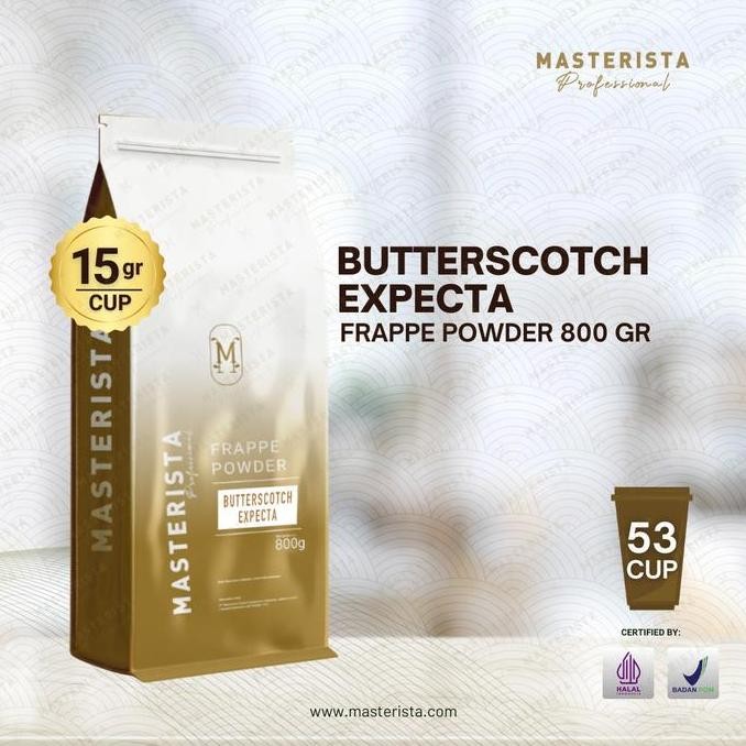 

baru bubuk minuman butterscotch 800gr - powder drink rasa gula karamel lembut