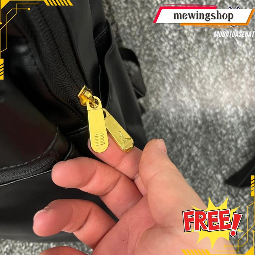 Air Jordan Retro 14 Gold Backpack / Tas Ransel Jordan /  Bagpack / Tas Sekolah / Tas Kuliah / Tas Ke