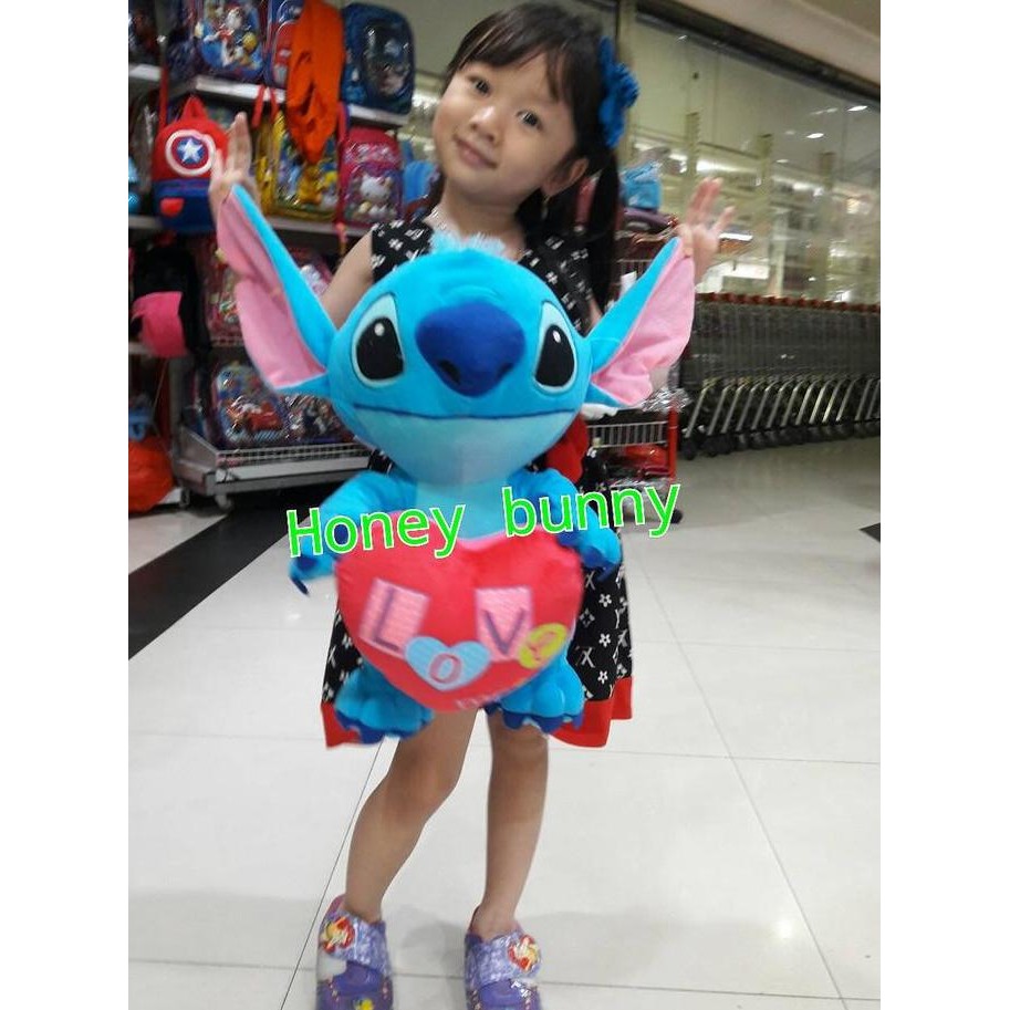 baru boneka stitch love mainan anak lucu shopee