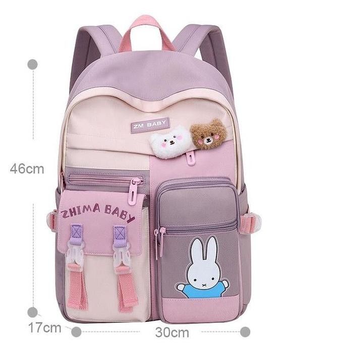 Tas Ransel Zm Baby Rabbit Tas Perempuan Tas Sekolah Perempuan Tas Ransel Anak