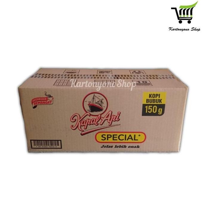 

baru kopi kapal api special bubuk dus isi 20 bungkus - kopi hitam sachet ekonomis