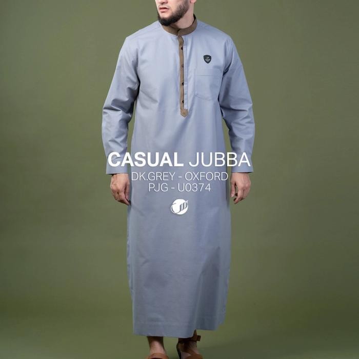 Gamis Pria Jubah Casual Samase U037 Pjg Oxford