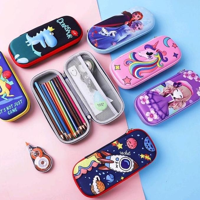 

Baru Kotak Pensil Anak Karakter Astronot Galaxy - Tempat Pensil Eva 3D Timbul Waterproof