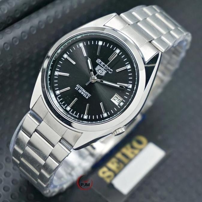 Jam Tangan Seiko 5 Otomatis Tanggal Aktif Strap Rantai Free Box Exclusive Jam Tangan Automatic Seiko