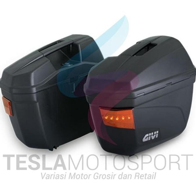 Box Boks Motor Givi E22N-OR Orange Side Box Samping Monokey System