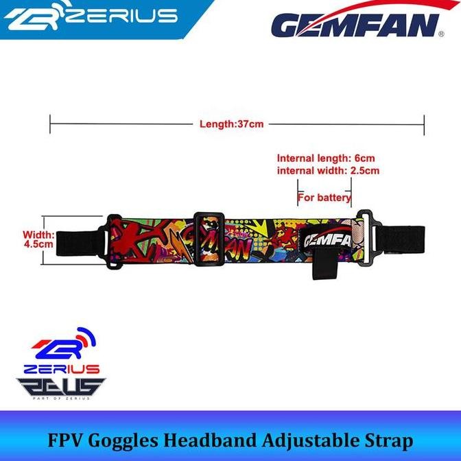 Gemfan Fpv Goggles Headband Goggles Strap