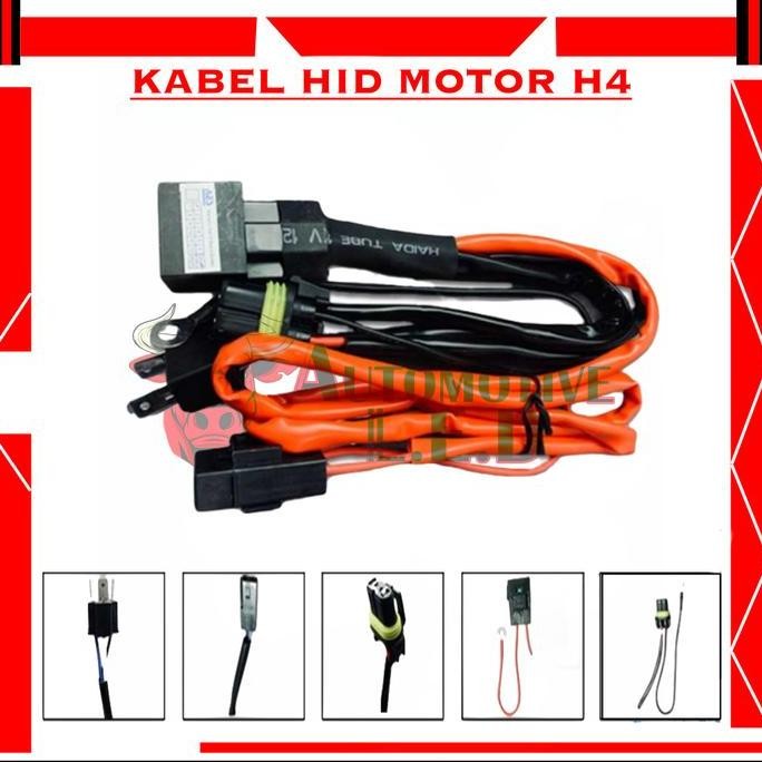 kabel relay hid motor H4 | kabel hid motor tipe h6 h4