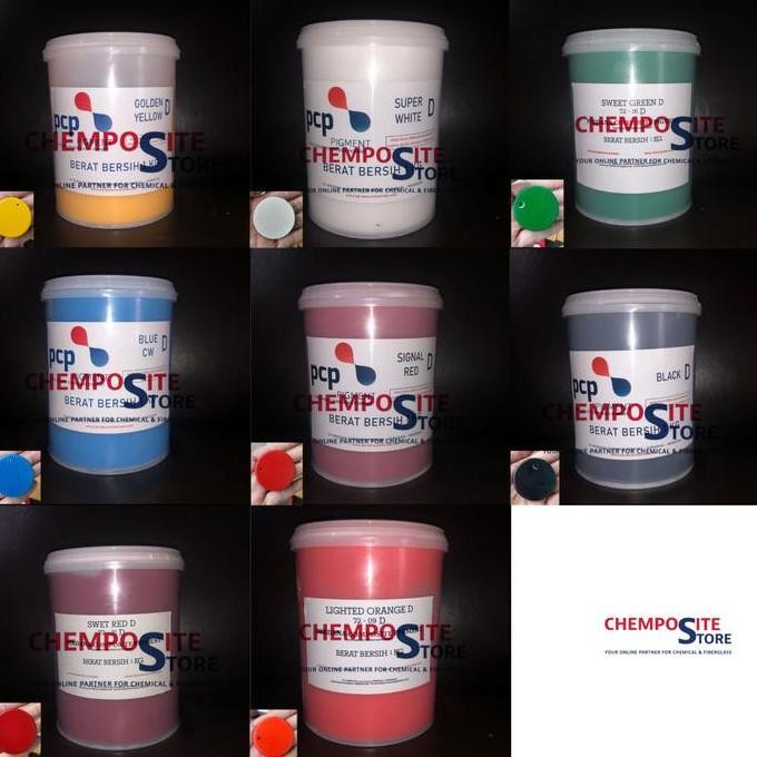 

[Expert] pigment resin bening pasta pewarna resin fiberglass kemasan 1kg