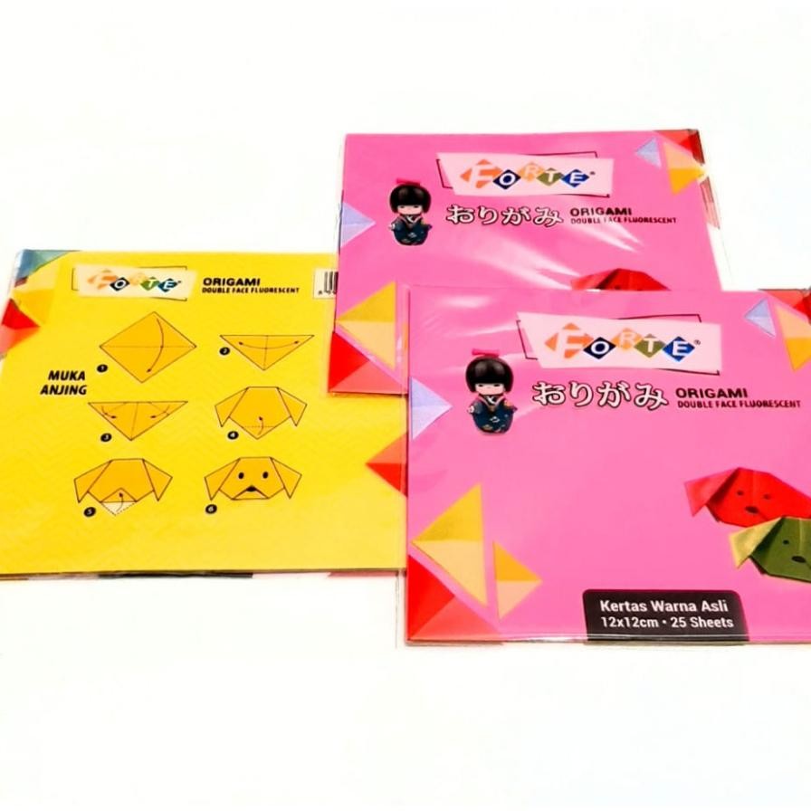 

Grosir 20Pas Sheets Kertas Gami R Forte Anti Luntur 12X12Cm