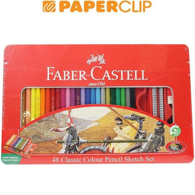 

TERLARIS - PENSIL WARNA FABER CASTELL CLASSIC 115849 48C TINCASE