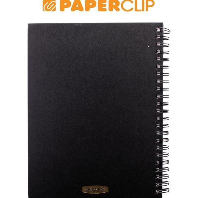 

Sale Sketchbook Derwent Black A4 Spiral 2301607Dw