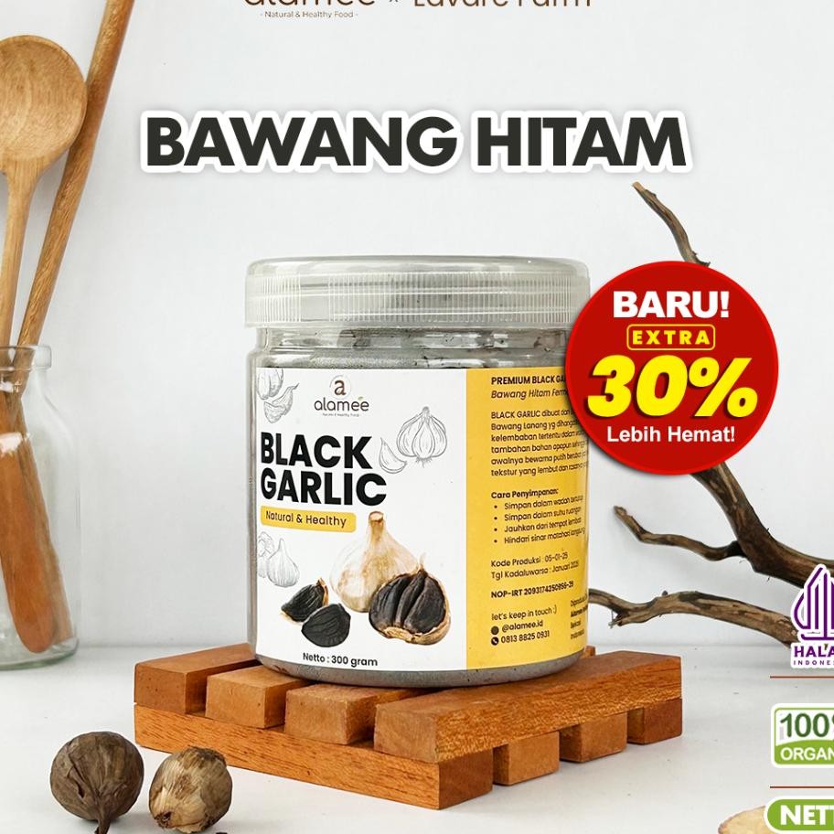 

Bawang Hitam Bla Garlic 300Gr Tunggal Lanang Alami Natural Bawang Hitam 300Gram