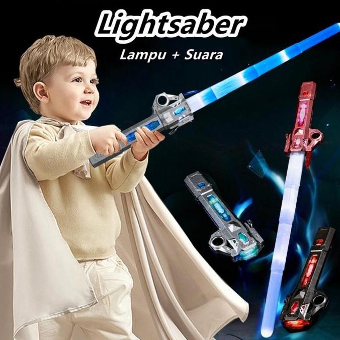 Diskon! Mainan Pedang Laser Star Wars 2In1