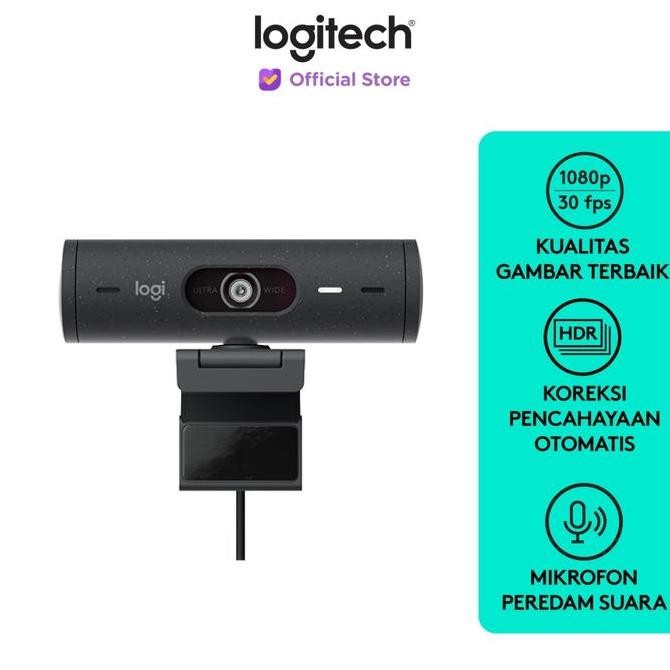 Logitech Brio 500 Full Hd Webcam With Privacy Shutter - Brio500