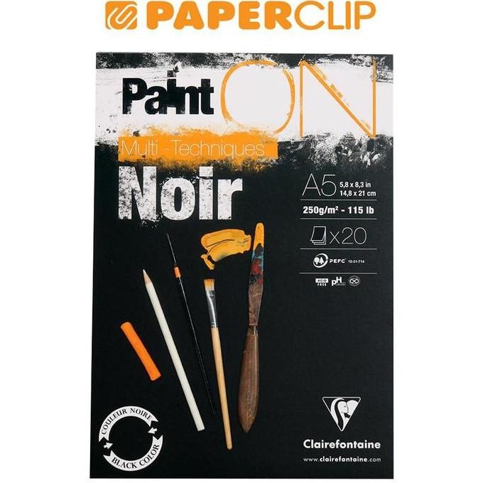 

Sale Sketchbook A5 Clairefontaine Paint On Black 975168C
