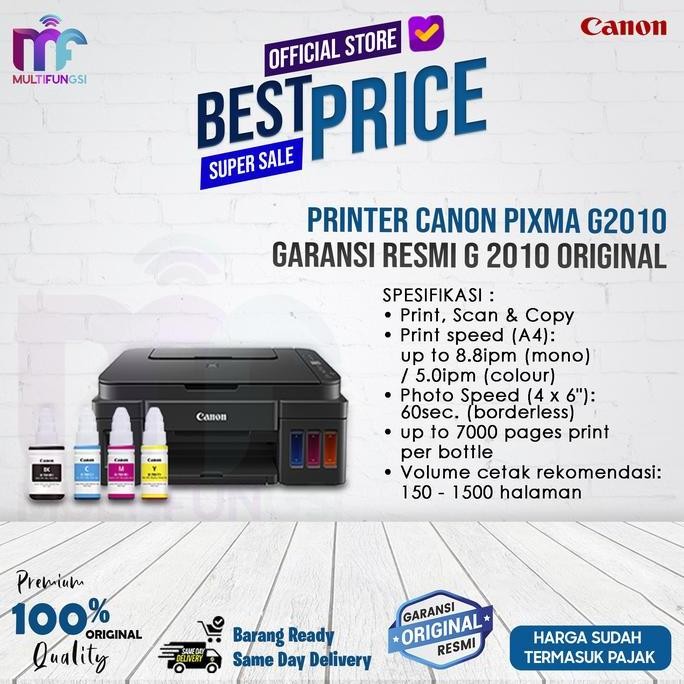 TERMURAH - Printer Canon Pixma G2010 Multifunction Garansi Resmi G 2010