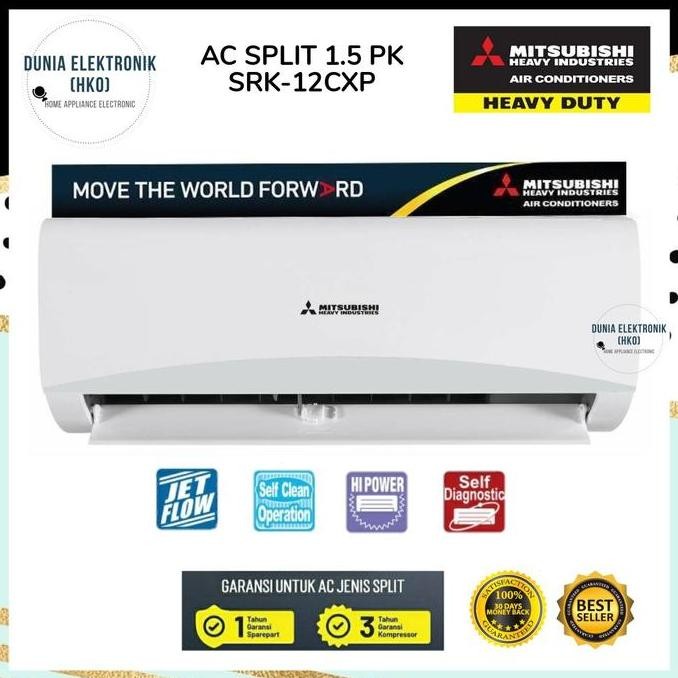 AC MITSUBISHI 1.5 PK SRK12CXP HEAVY INDUSTRIES ac mitsubishi srk 12cxp