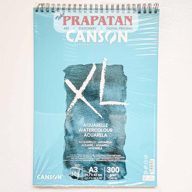 

Sale Canson Xl Aquarelle Watercolor Book Pad A3 | Buku Cat Air