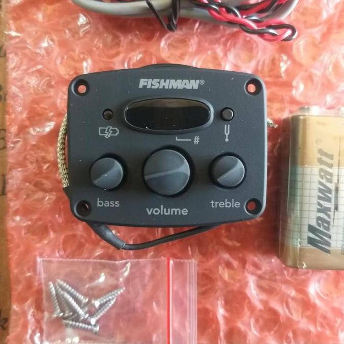 ORIGINAL FISHMAN ISYS MINI EQUALISER PREAMP TUNER FISHMAN ORIGINAL DAN TERPERCAYA