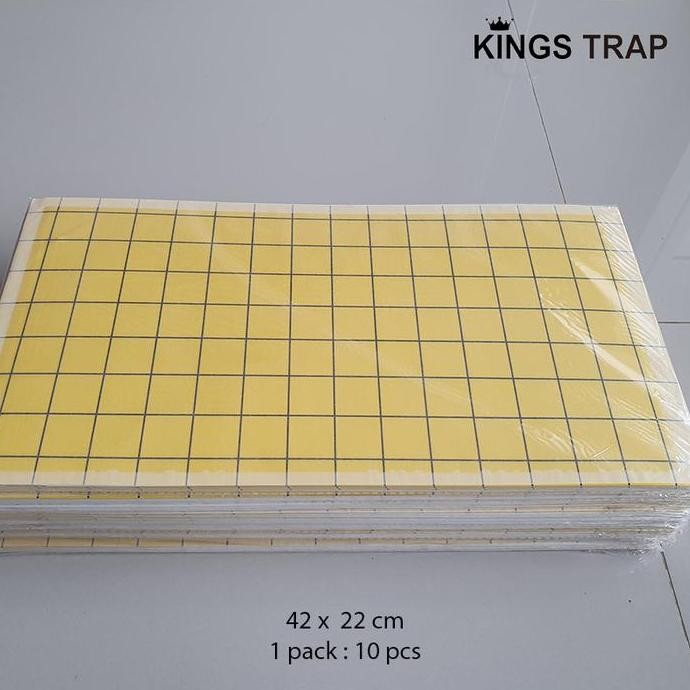 

Produk Baru!! Gluepad 10 Lembar Kertas Lem Serangga Fly Catcher 42x22cm Lengket Kuat