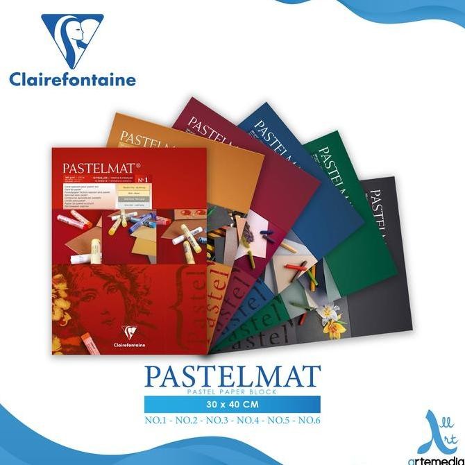 

Sale Kertas Gambar Clairefontaine Pastelmat 30X40Cm Pastel Paper Block