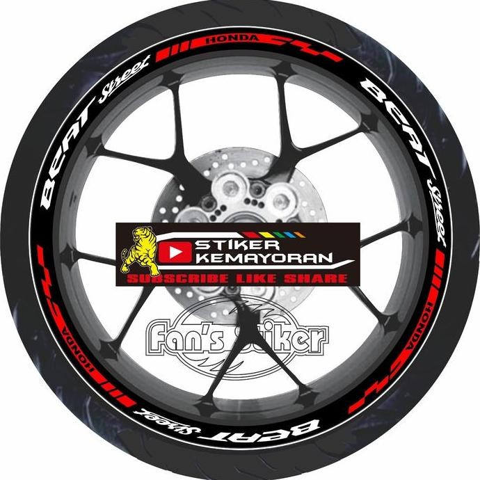 TERBARU STIKER VELG BEAT STREET CUTTING STIKER RODA BEAT STREET