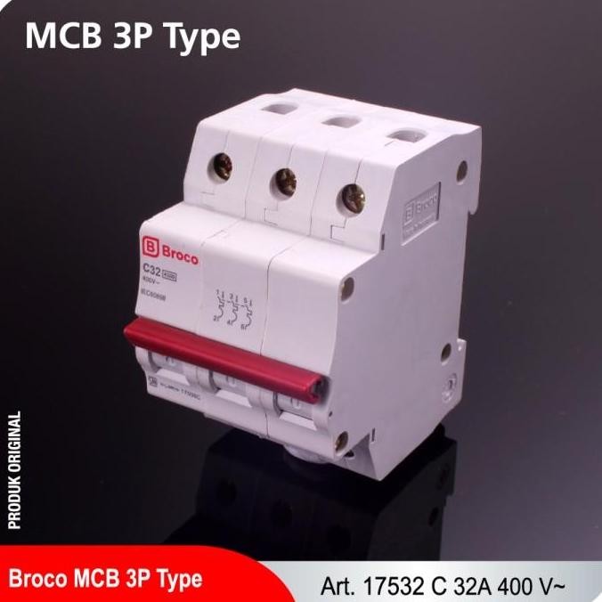 BROCO MCB 3 PHASE 32A (17532C)
