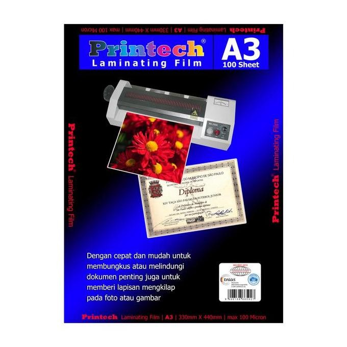 

TERLARIS - PRINTECH Laminating Film Pouch / Plastik Laminating A3 - 06001