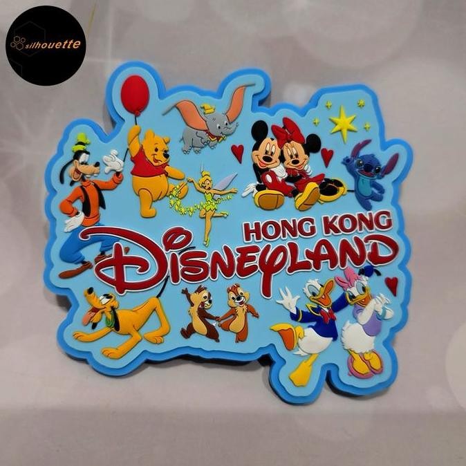 Hongkong Disneyland Magnet Mickey & Friends Original Disney Merchandise