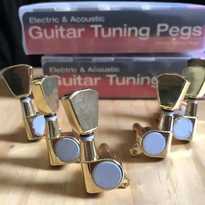 DRYER GUITAR (TUNING PEGS) ACOUSTIC/ELECTRIC GOLD 3R-3L (GIBSON) ORIGINAL DAN TERPERCAYA