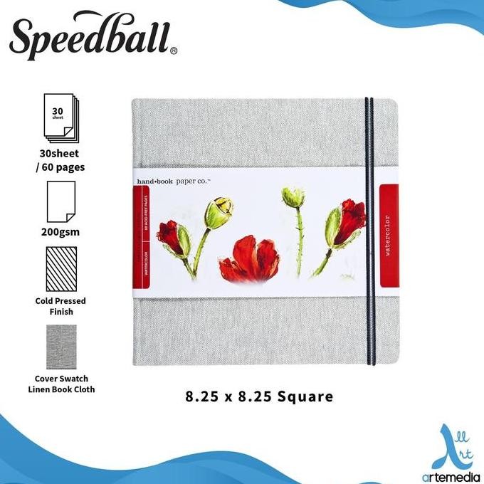 

Sale Kertas Cat Air Speedball 8,25X8,25 Inch Square Watercolor Sketchbook