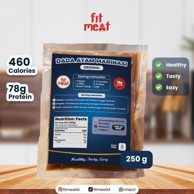 

Terlaris | Terbaru | Best Seller | Termurah Paling Dicari Fitmeat Dada Ayam Marinasi (250Gr) Original | High Quality | Berkualitas