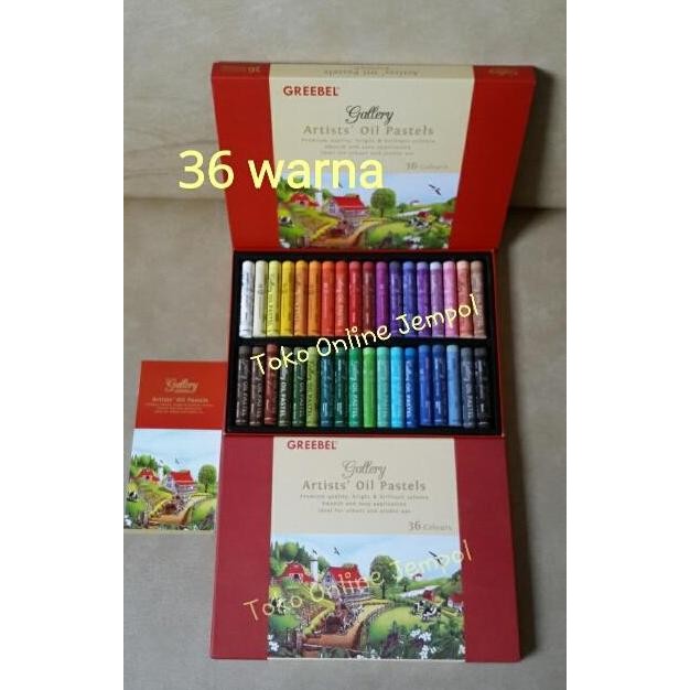 

TERMURAH - Crayon Oil Pastel 36 warna Greebel artist oil pastels crayon krayon colors alat lukis gambar artists artis art ATK0036