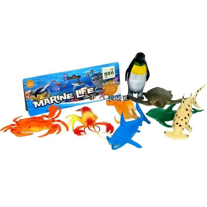 Diskon! Mainan Edukasi Anak Binatang Laut Figure Marine Life Sea Animal Toy Belajar Anak
